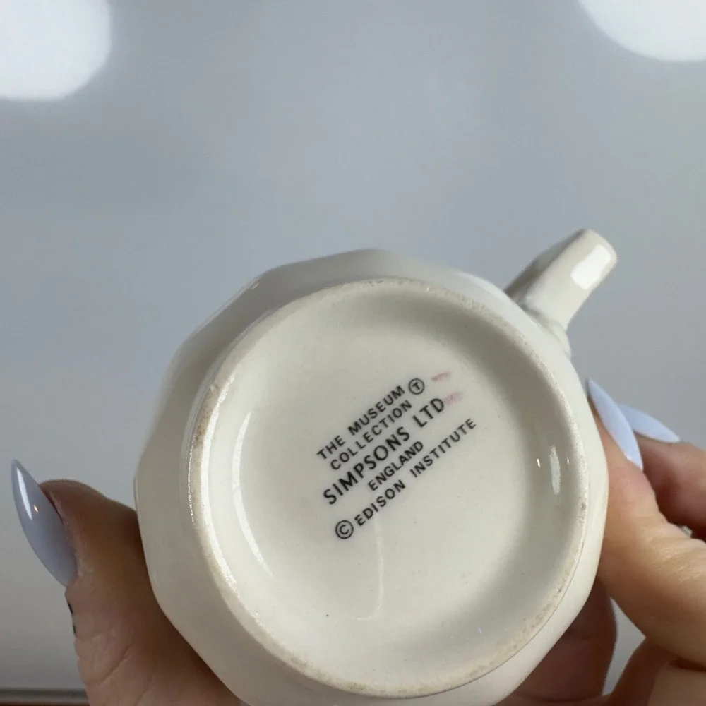 Simpsons Ltd England Greenfield Village Museum Collection Floral Tea Cup